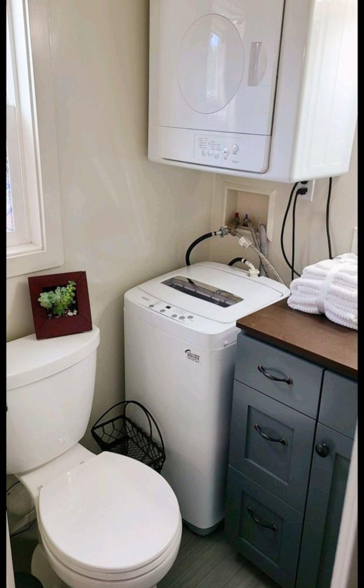 standard fittings with washer dryer combo included in the deal