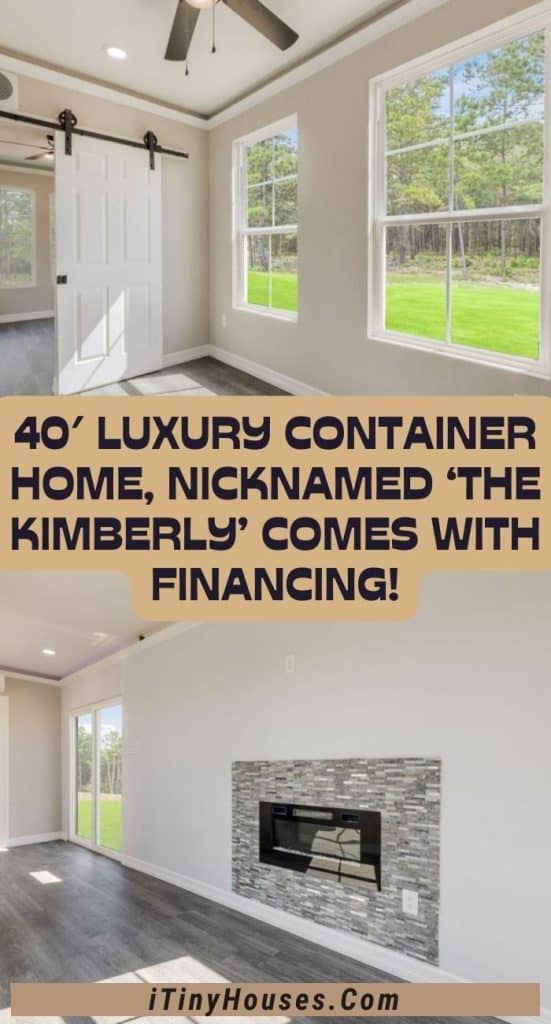 40′ Luxury Container Home, Nicknamed ‘The Kimberly’ Comes With Financing! PIN (1)