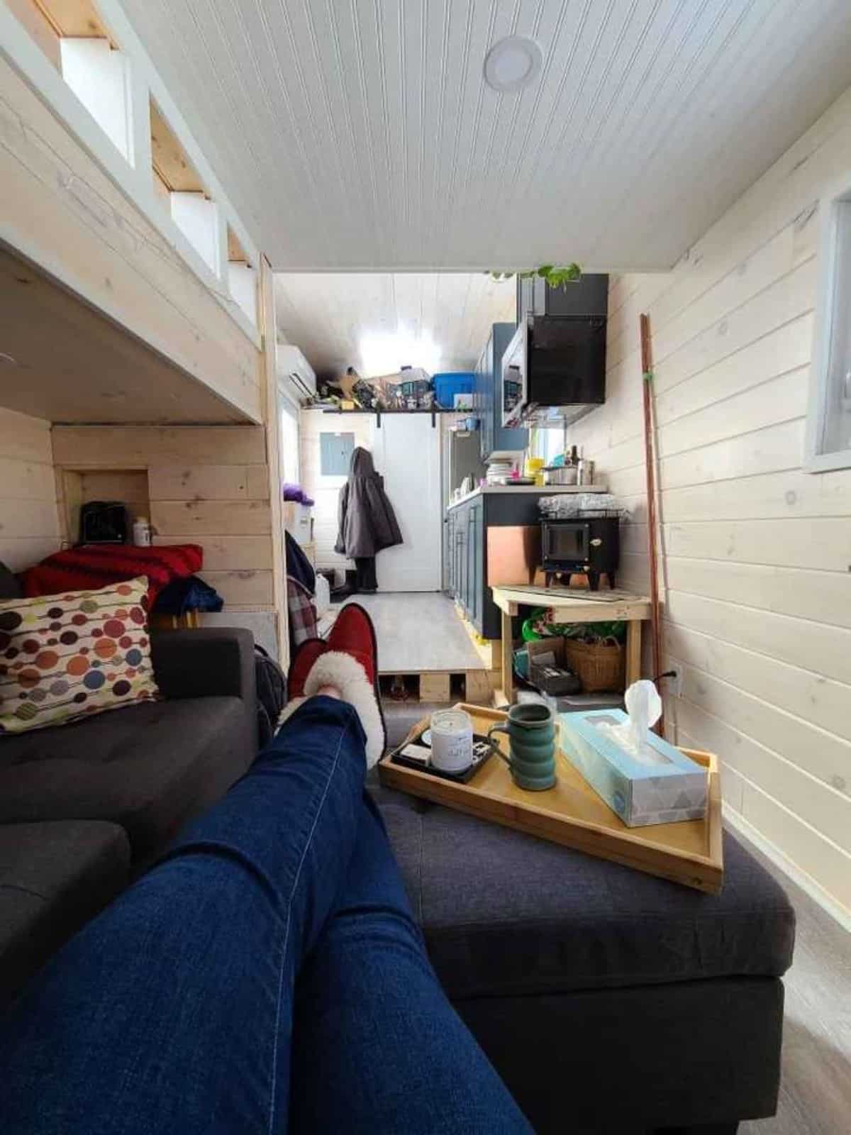 living area of CSA certified tiny home