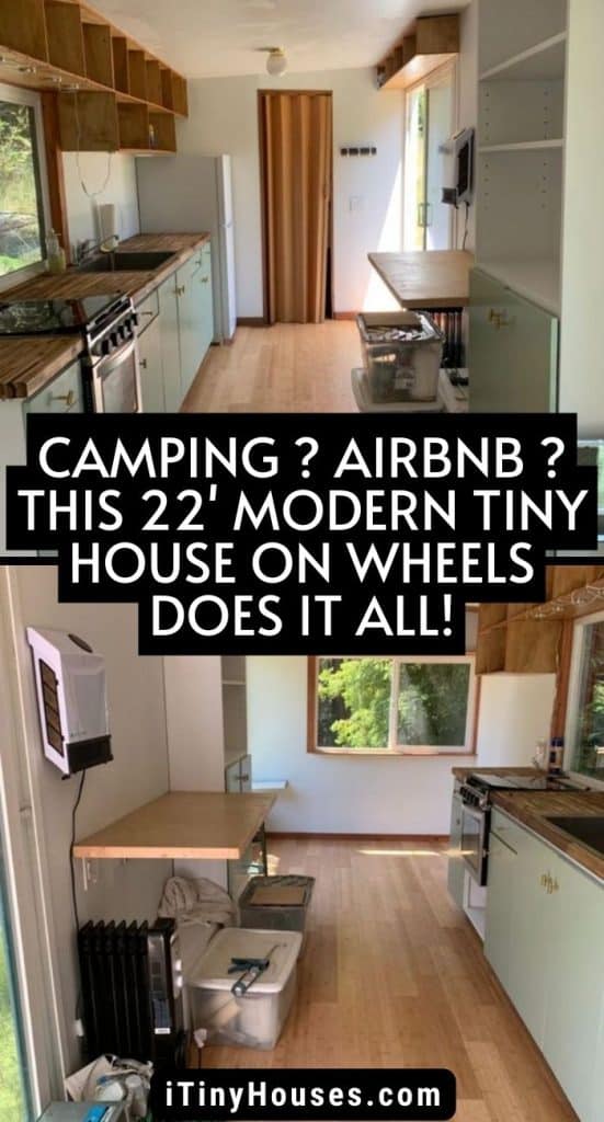 Camping _ Airbnb _ This 22' Modern Tiny House on Wheels Does It All! PIN (1)