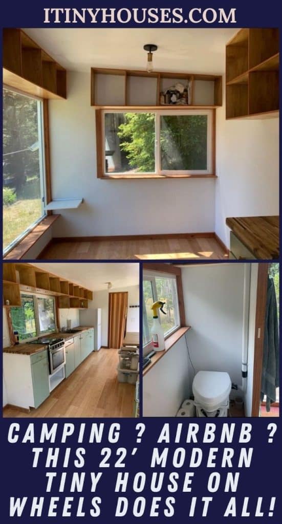 Camping _ Airbnb _ This 22' Modern Tiny House on Wheels Does It All! PIN (2)