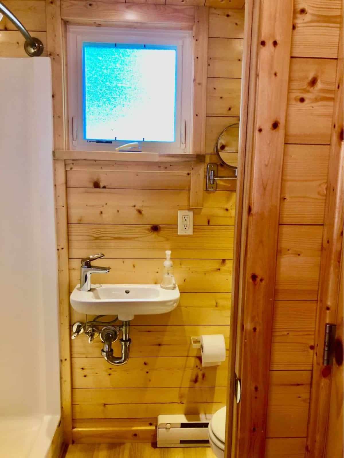 sink installed in bathroom