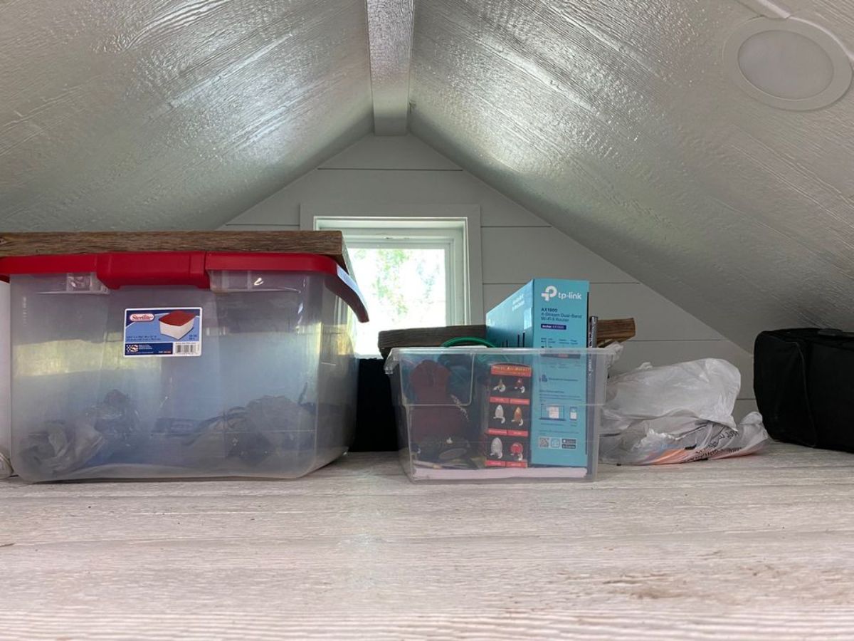 storage above the kitchen