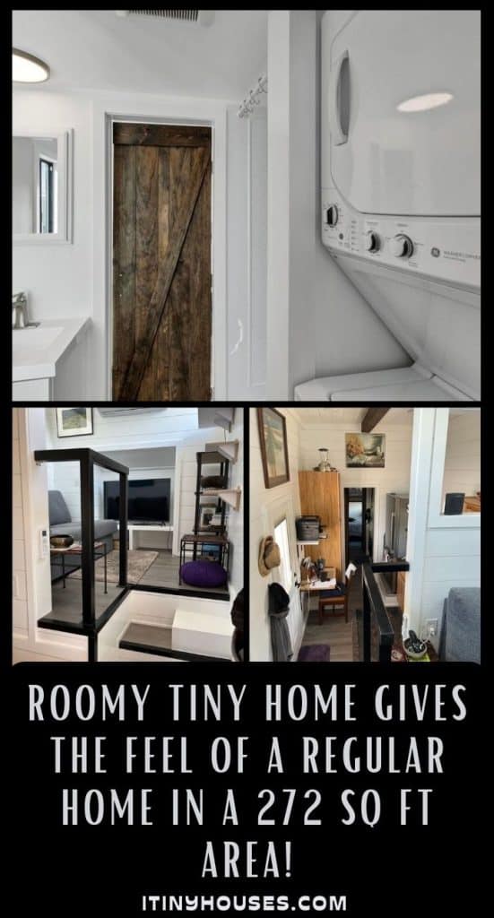 Roomy Tiny Home Gives the Feel of a Regular Home in a 272 Sq Ft Area! PIN (1)