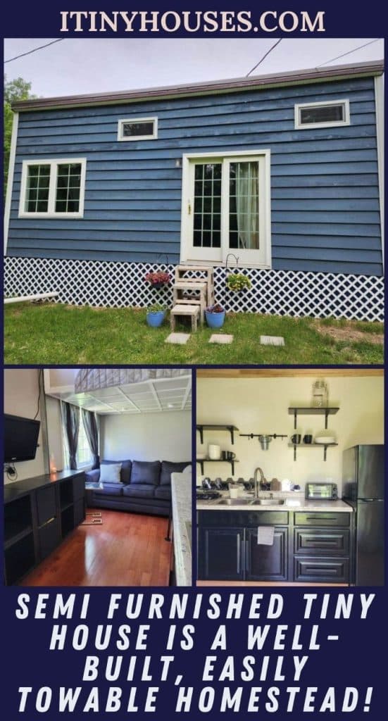 Semi Furnished Tiny House Is a Well-built, Easily Towable Homestead! PIN (2)
