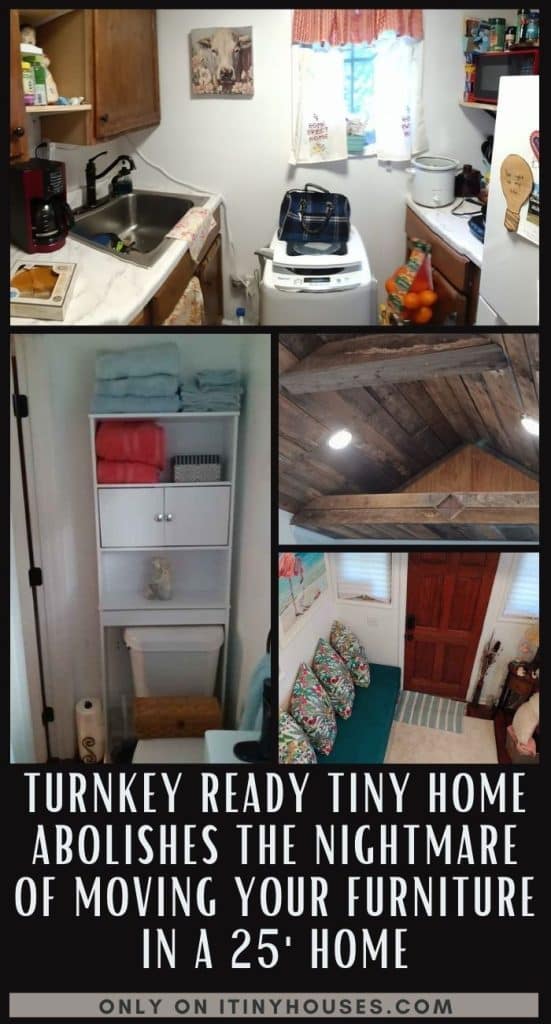 Turnkey Ready Tiny Home Abolishes The Nightmare Of Moving Your Furniture In A 25' Home PIN (2)