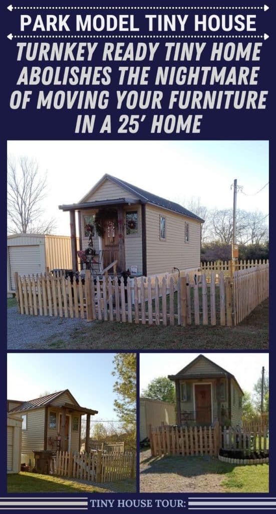 Turnkey Ready Tiny Home Abolishes The Nightmare Of Moving Your Furniture In A 25' Home PIN (3)