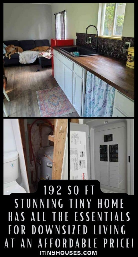 192 Sq Ft Stunning Tiny Home Has All the Essentials for Downsized Living at an Affordable Price! PIN (1)