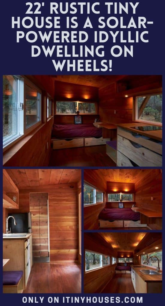 22' Rustic Tiny House Is a Solar-powered Idyllic Dwelling on Wheels! PIN (2)