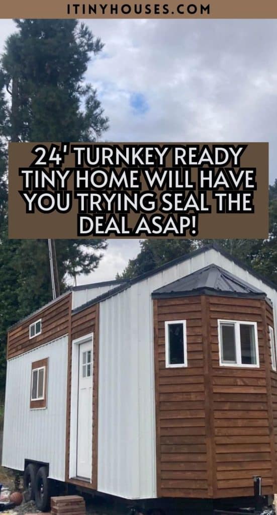 24' Turnkey Ready Tiny Home Will Have You Trying Seal the Deal ASAP! PIN (2)