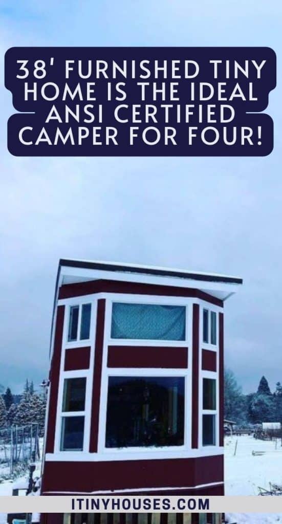 38' Furnished Tiny Home Is the Ideal ANSI Certified Camper for Four! PIN (2)