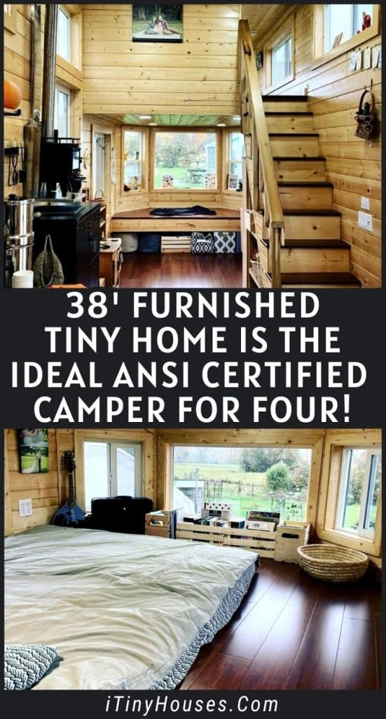 38' Furnished Tiny Home Is the Ideal ANSI Certified Camper for Four! PIN (3)