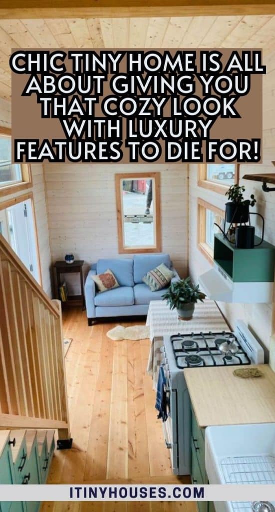 Chic Tiny Home Is All About Giving You That Cozy Look With Luxury Features to Die For! PIN (2)