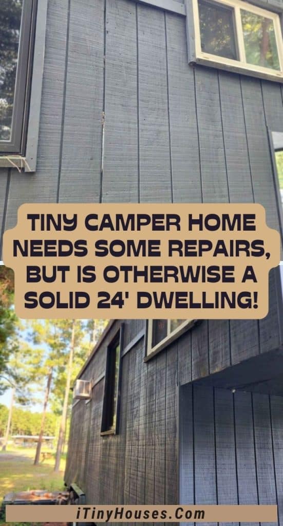 Tiny Camper Home Needs Some Repairs, but Is Otherwise a Solid 24' Dwelling! PIN (1)