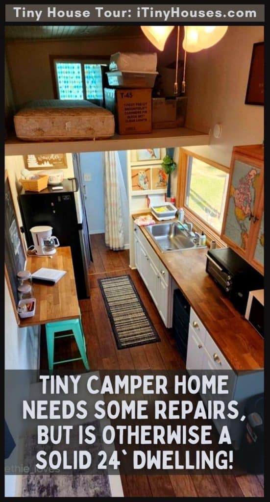 Tiny Camper Home Needs Some Repairs, but Is Otherwise a Solid 24' Dwelling! PIN (3)