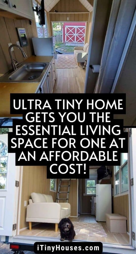 Ultra Tiny Home Gets You the Essential Living Space for One at an Affordable Cost! PIN (1)