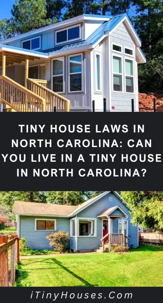 tiny house laws in north carolina pin
