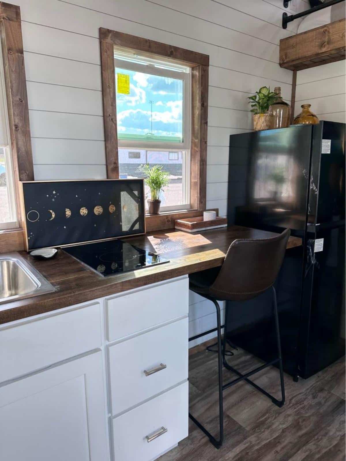 dining cum work space of 20’ affordable tiny house