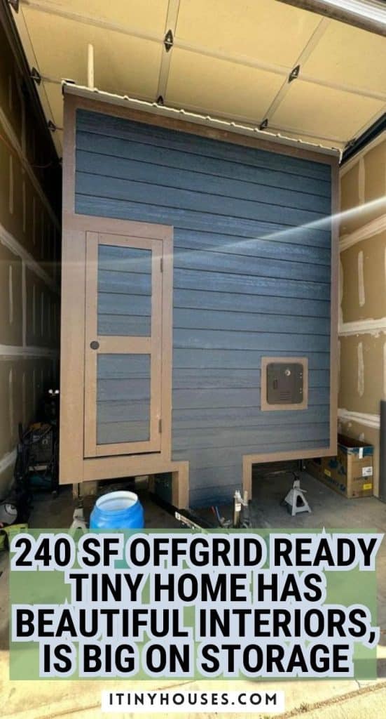 240 sf Offgrid Ready Tiny Home Has Beautiful Interiors, is Big on Storage PIN (3)