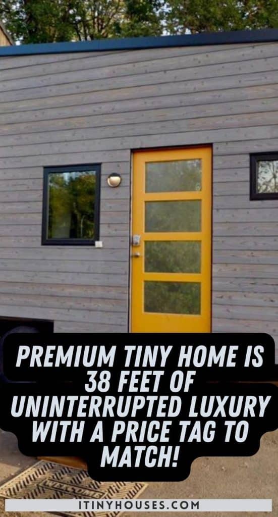 Premium Tiny Home Is 38 Feet of Uninterrupted Luxury With a Price Tag to Match! PIN (1)