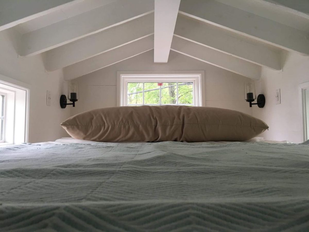 loft bedroom is spacious and comfortable