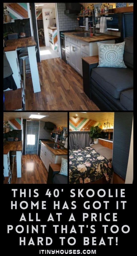 This 40' Skoolie Home Has Got It All at a Price Point That's Too Hard to Beat! PIN (1)