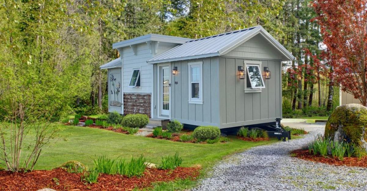 stylish designed artisan built tiny cottage