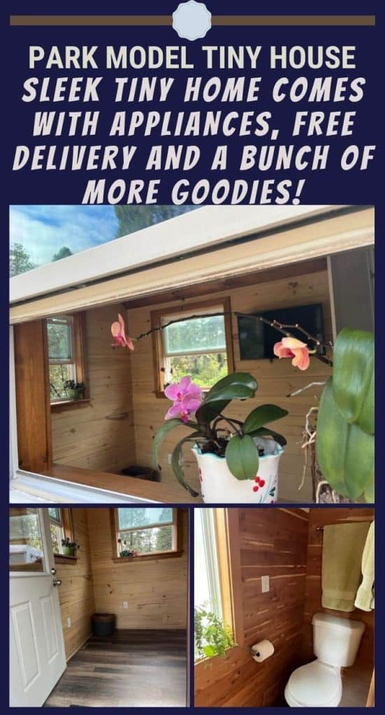 Sleek Tiny Home Comes With Appliances, Free Delivery and a Bunch of More Goodies! PIN (2)